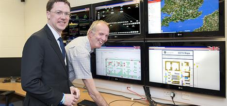 Robert Courts MP visiting STFC Scientific Computing Department