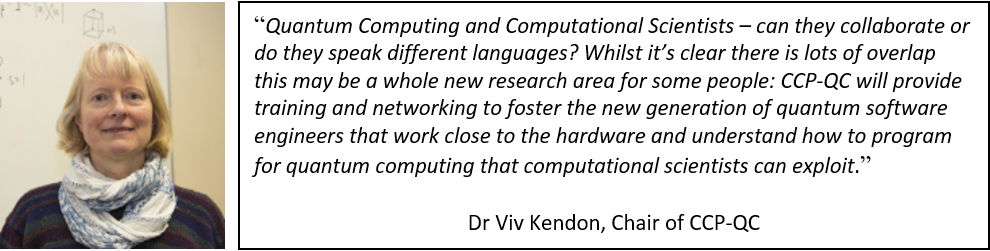 Dr Viv Kendon, CHair of CCP-QC quote