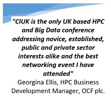 Quote from Georgina Ellis, HPC Buisness Development Manager, OFC plc. about CIUK
